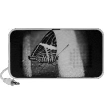 butterfly crossing notebook speakers