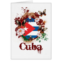 Butterfly Cuba Card