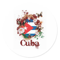 Butterfly Cuba Stickers