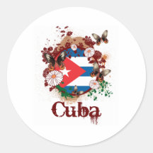Butterfly Cuba Stickers