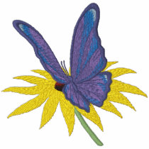 Butterfly Daisies Polo Shirt