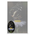 Butterfly Daisy Stationary Customized Stationery