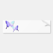 Butterfly Design Bumper Sticker