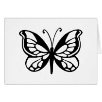 butterfly design card