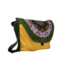 Butterfly Design Mandala Commuter Bag