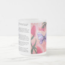 Butterfly Dreaming Frosted Mug