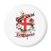 Butterfly England Magnet