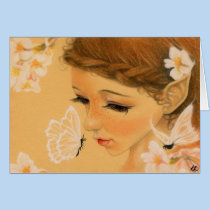 Butterfly fairy kisses Greeting Card cards