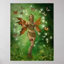 butterfly fairy poster