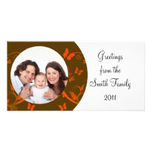 Butterfly/Family Photo Card