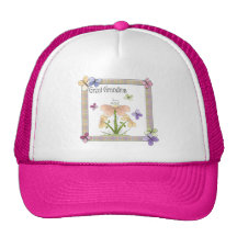 Butterfly Flower Great Grandma Mothers Day Gifts Mesh Hats
