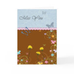 Butterfly Flower Miss You