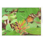 Butterfly for birth mom card
