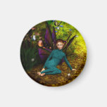 Butterfly Forest Fairy Refrigerator Magnet