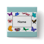 Butterfly frame, Name button