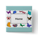 Butterfly frame, Name button