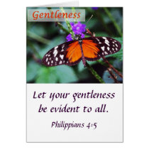Butterfly - Gentleness Greeting Card