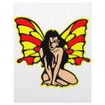 Butterfly Girl Tattoo Letterhead Template