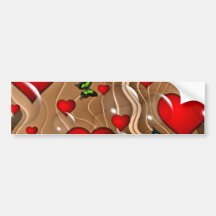 Butterfly & Gold Bumper Sticker