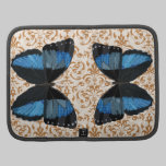 Butterfly Golden Damask Rickshaw Folio planners