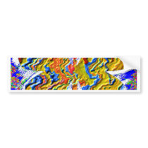 Butterfly Golden V3 Bumper Stickers