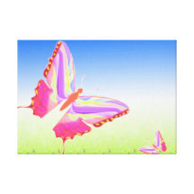 BUTTERFLY GRACE GALLERY WRAPPED CANVAS