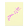 butterfly gun post card