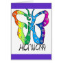 Butterfly Hawaii saying Card