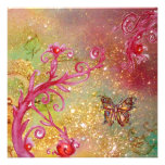 BUTTERFLY IN GOLD SPARKLES 2 , Bırthday Party 1 Invite