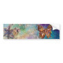 BUTTERFLY IN GOLD SPARKLES BUMPER STICKER