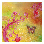 BUTTERFLY IN SPARKLES 2 , Elegant Wedding Party Custom Announcement