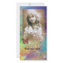 BUTTERFLY IN SPARKLES bright purple pink blue gold Photo Card Template