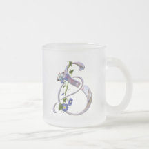 Butterfly Initial S Coffee Mugs