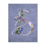 Butterfly Initial S Postcard