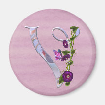 Butterfly Initial V Magnet
