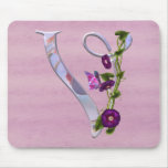 Butterfly Initial V Mousepads