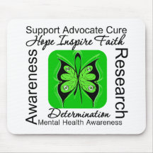 Butterfly Inspiration - Mental Health Awareness Mouse Pads