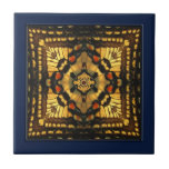 Butterfly Kaleidoscope Ceramic Tile