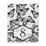 Butterfly Kisses Bold Table Card B2 Custom Flyer