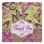 Butterfly Kisses Flirt TY Square Custom Announcements