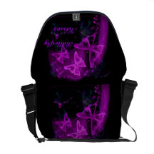 Butterfly Kisses Messenger Bag