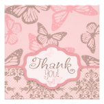 Butterfly Kisses Petal TY Square Invites