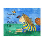 Butterfly Kisses Postcard