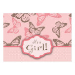 Butterfly Kisses Reminder Notecard Business Card Template