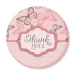 Butterfly Kisses TY Magnet Pink