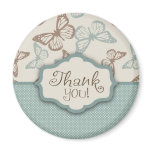 Butterfly Kisses TY Magnet Teal