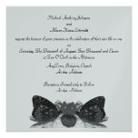 Butterfly Kisses/ Wedding Personalized Invitations