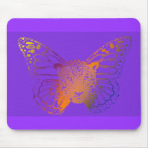 Butterfly Leopard Mouse Pad