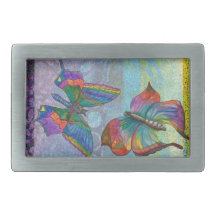 Butterfly Love  Belt Buckle