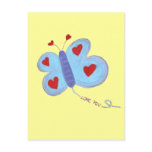 Butterfly Love You Postcard